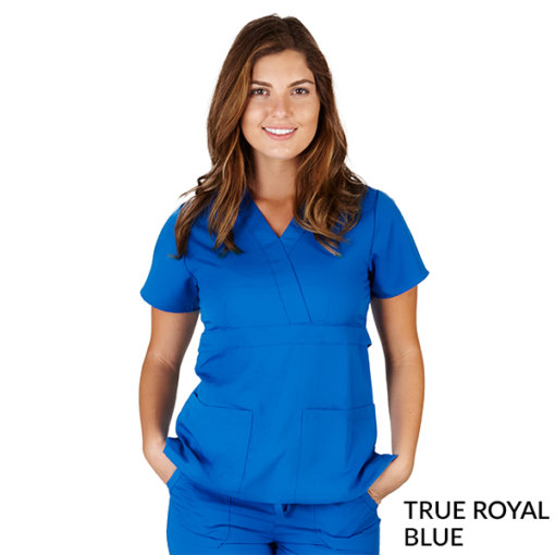 ULTRASOFT MOCK WRAP SCRUB TOP (STYLE# 8115) - Image 6