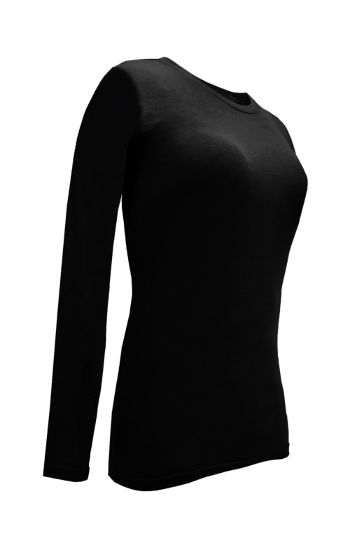 Black t-shirt uniforms strechy fit shaped cotton soft uniform Shirt tee
