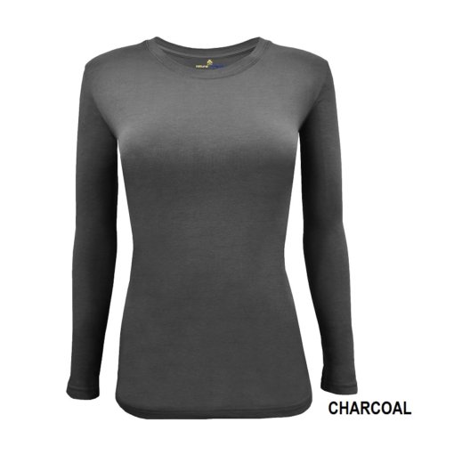 Charcoal Grey tee Scrub top stretch fit shaped cotton soft uniform Shirt