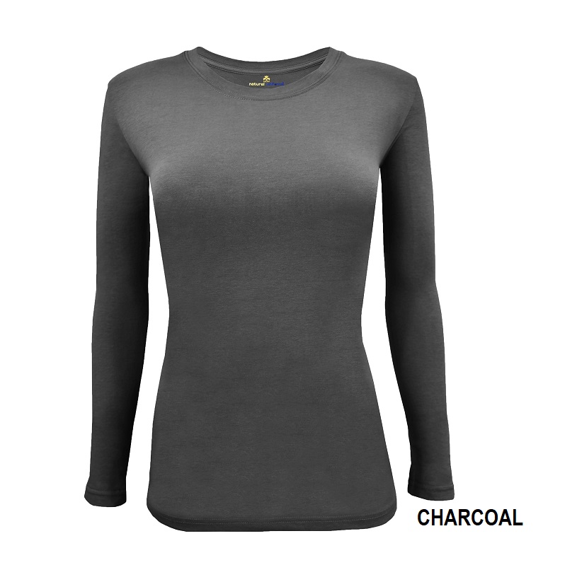 Women's Long Sleeve Round Neck Slim Fitness T-shirt Fashion Sexy Yoga  Clothes Wholesale