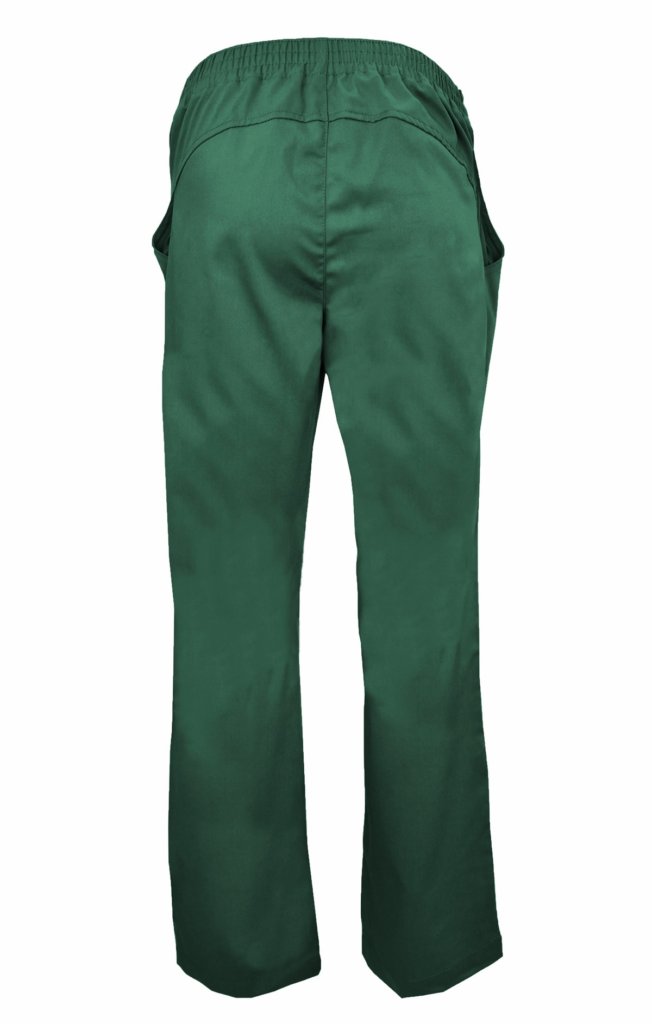 Hunter Green Drawstring Scrub Pant 2 Pocket - Natural Uniforms