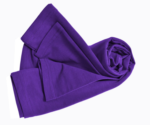 Purple t-shirt uniform stretchy fit shaped cotton soft uniform Shirt tee