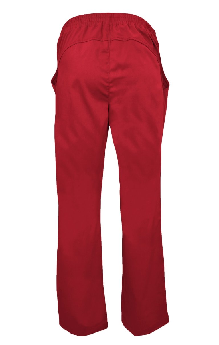 Red Drawstring Scrub Pant 2 Pocket - Natural Uniforms