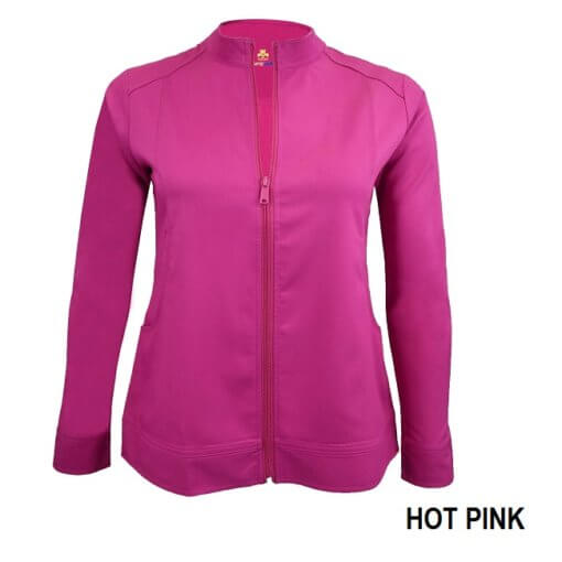 WOMEN'S ULTRA SOFT FRONT ZIP WARM-UP SCRUB JACKET (STYLE# 5200) - Image 8