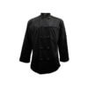 black chef coat set uniform