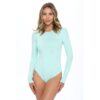 WOMEN'S LONG SLEEVE BODY SUIT-BREATHABLE COTTON STRETCH (STYLE# 7180)