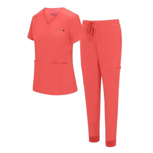 WOMENS 10 POCKET COOL STRETCH JOGGER SCRUB SET  (STYLE# 4889SET) NOW AVAILABLE IN PETITE - Image 5