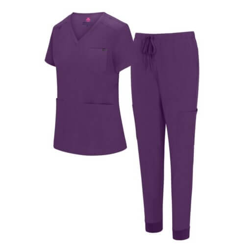 WOMENS 10 POCKET COOL STRETCH JOGGER SCRUB SET  (STYLE# 4889SET) NOW AVAILABLE IN PETITE - Image 6