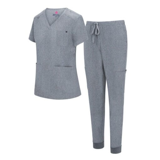 WOMENS 10 POCKET COOL STRETCH JOGGER SCRUB SET  (STYLE# 4889SET) NOW AVAILABLE IN PETITE - Image 7