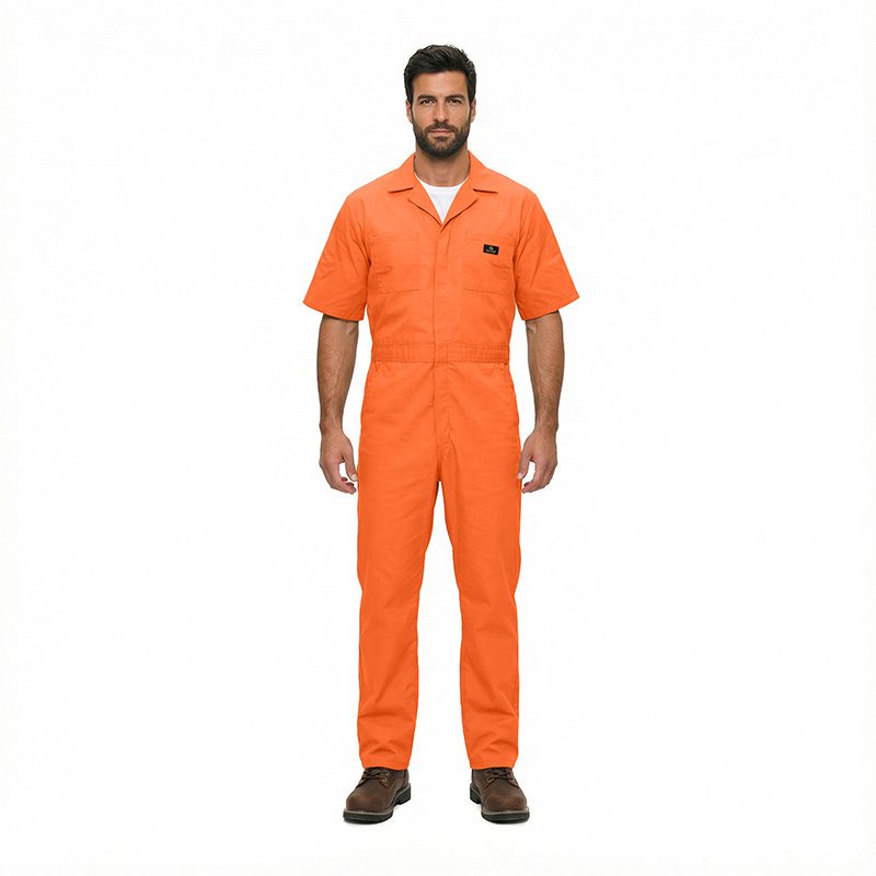 MENS SHORT SLEEVE COVERALL TALL (STYLE# 3991) - Natural Uniforms