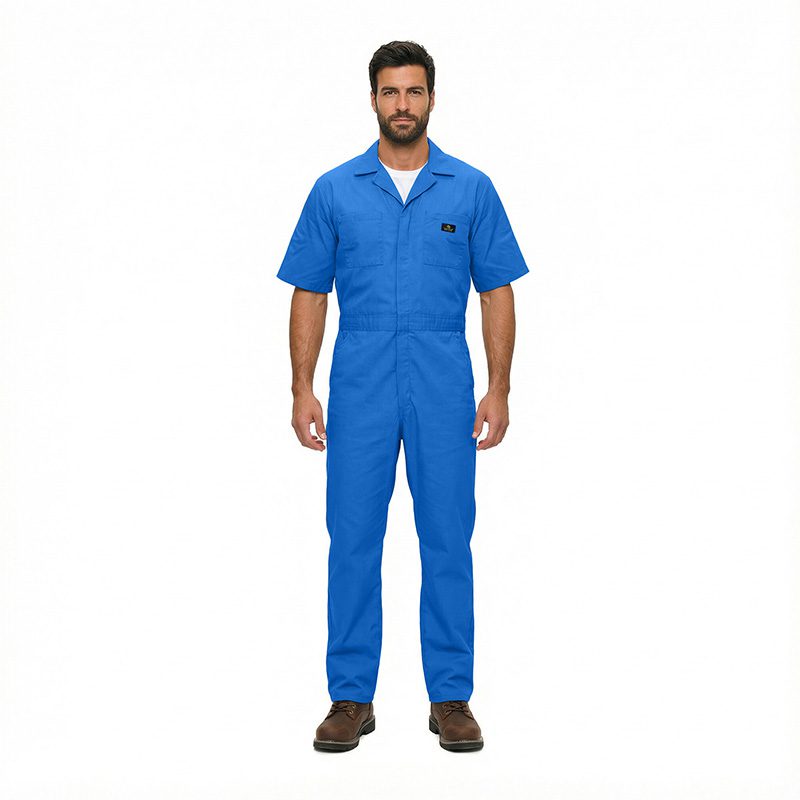 MENS SHORT SLEEVE COVERALL TALL (STYLE# 3991) - Natural Uniforms