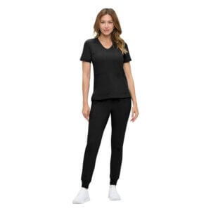 NATURAL UNIFORMS WOMENS ULTRA-SOFT LUXE STRETCH JOGGER SCRUB SET (STYLE 8103SET) NOW AVAILABLE IN PETITE
