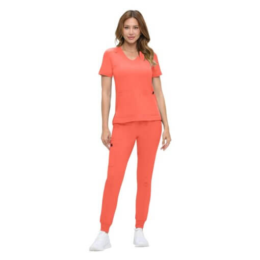 NATURAL UNIFORMS WOMENS ULTRA-SOFT LUXE STRETCH JOGGER SCRUB SET (STYLE 8103SET) NOW AVAILABLE IN PETITE - Image 5