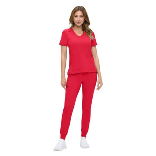 NATURAL UNIFORMS WOMENS ULTRA-SOFT LUXE STRETCH JOGGER SCRUB SET (STYLE 8103SET) NOW AVAILABLE IN PETITE - Image 11
