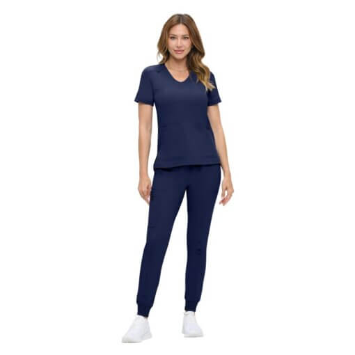 NATURAL UNIFORMS WOMENS ULTRA-SOFT LUXE STRETCH JOGGER SCRUB SET (STYLE 8103SET) NOW AVAILABLE IN PETITE - Image 14