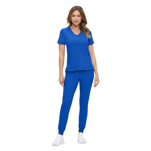NATURAL UNIFORMS WOMENS ULTRA-SOFT LUXE STRETCH JOGGER SCRUB SET (STYLE 8103SET) NOW AVAILABLE IN PETITE - Image 15