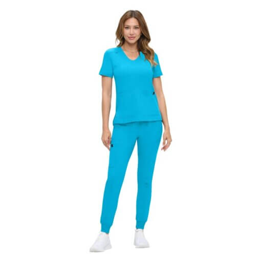 NATURAL UNIFORMS WOMENS ULTRA-SOFT LUXE STRETCH JOGGER SCRUB SET (STYLE 8103SET) NOW AVAILABLE IN PETITE - Image 16