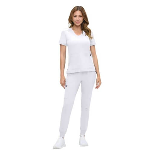 NATURAL UNIFORMS WOMENS ULTRA-SOFT LUXE STRETCH JOGGER SCRUB SET (STYLE 8103SET) NOW AVAILABLE IN PETITE - Image 17